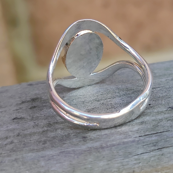 Sterling Silver Mexican Opal Ring - Picture 3 of 6